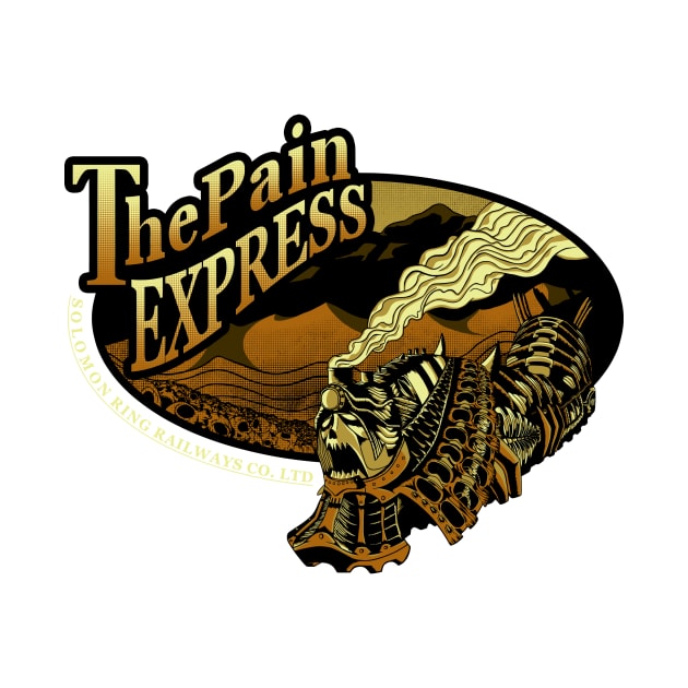The Pain Express by monochromefrog