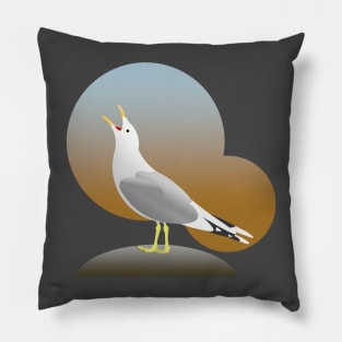 Mew gull Pillow