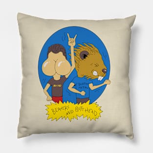 Beavers and Butt-Head Pillow