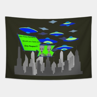 Alien Invasion...for Grey Poupon Tapestry