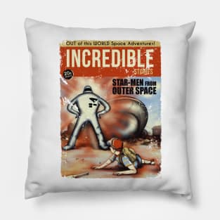 Star-Men from Outer Space Pillow