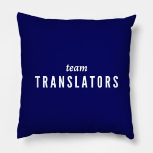 Team Translators Pillow