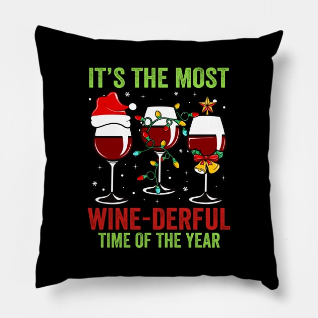 Its the most winederful time of the year Pillow by DragonTees