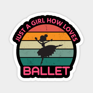 just a girl who loves ballet Magnet