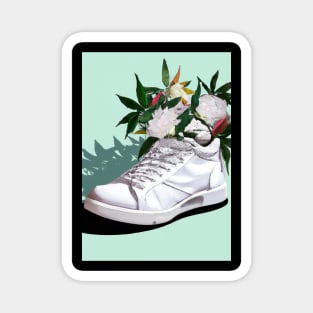 Sneaker with Flowers Magnet