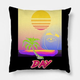 Retro Day Pillow