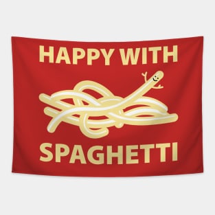 Happy with spaghetti Tapestry