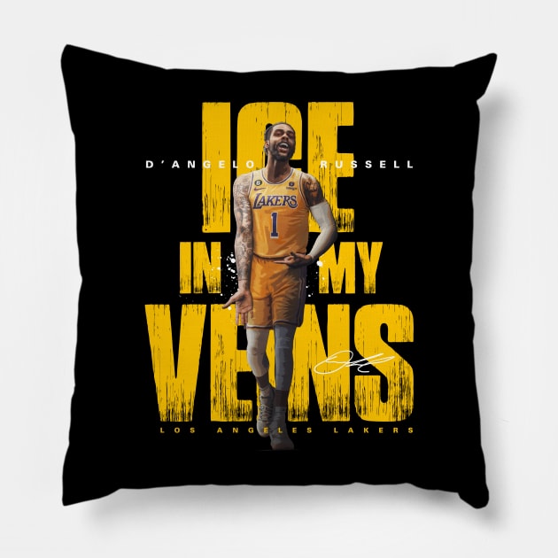 D'angelo Russell Pillow by Juantamad
