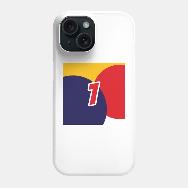 Max Verstappen Coloured Circles - Driver Number Phone Case by GreazyL