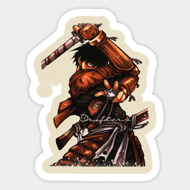 Drifters Anime Stickers for Sale