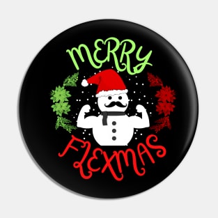 Christmas Merry Flexmas (Funny Saying) Pin