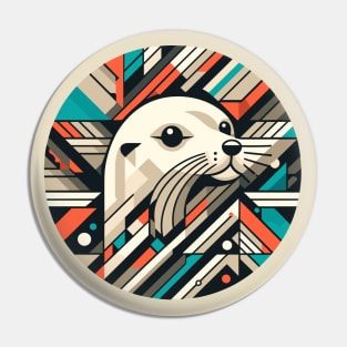 Abstract Animal Seal 1 Pin