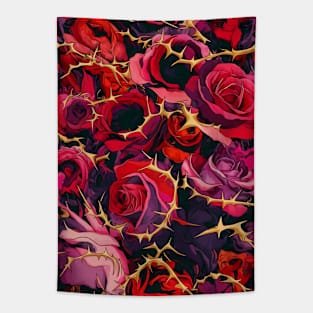 thorny roses Tapestry