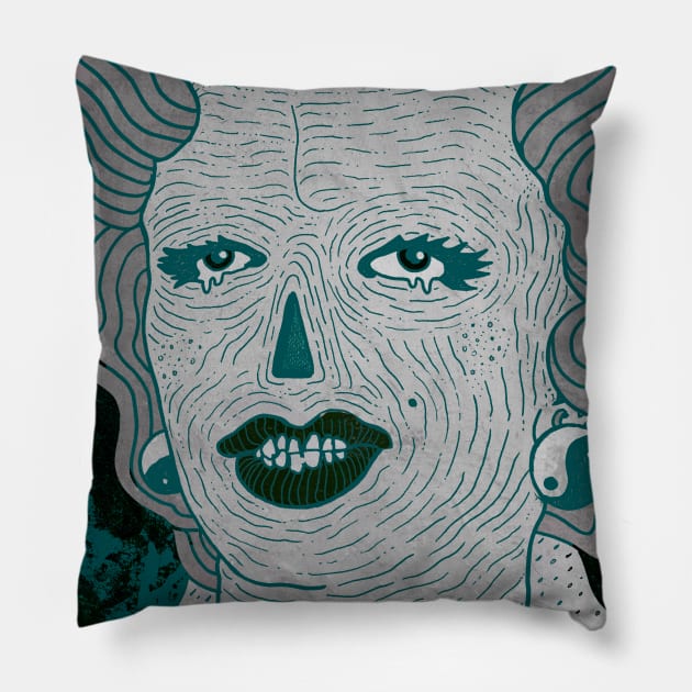 Zombie Celebrity Pillow by miskel