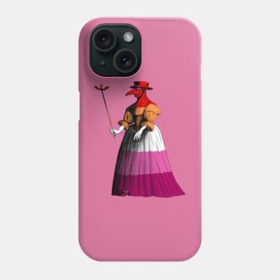 Lesbian lady plague doctor Phone Case