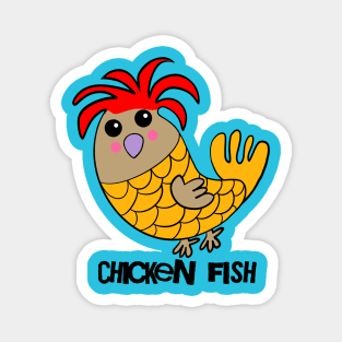 Chicken Fish Magnet