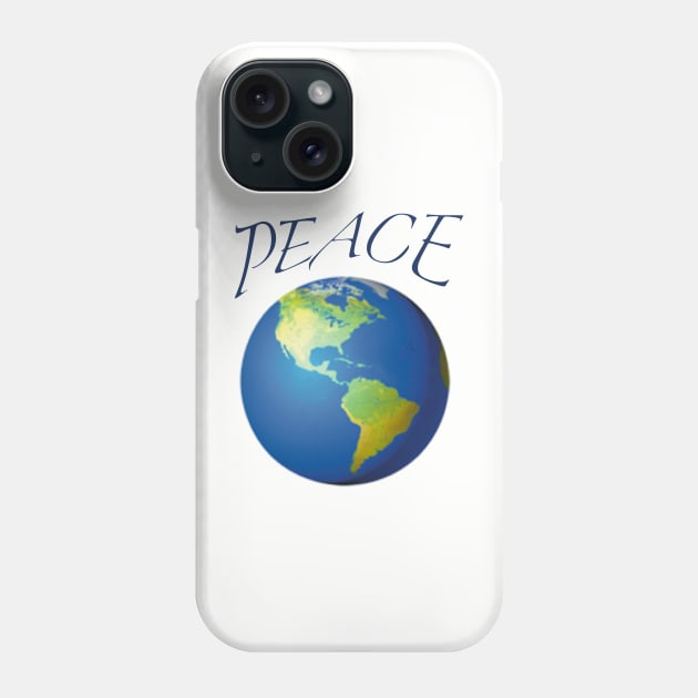 Global Peace Phone Case by designs-by-ann