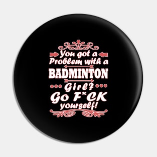 Badminton Shuttlecock Sport Gift Idea Pin