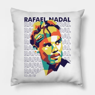 Rafael Nadal The King Of Clay Pillow