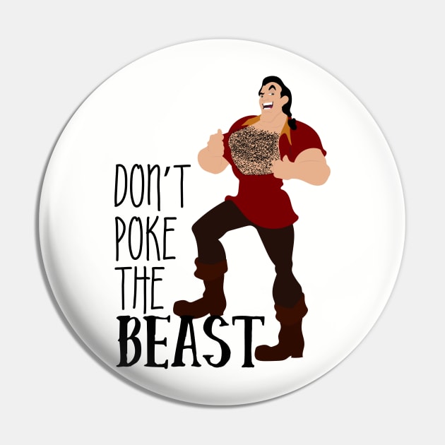 Don't Poke The Beast Pin by VirGigiBurns