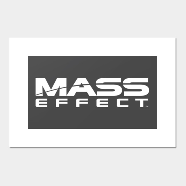 Mass Effect Logo Mass Effect Posters And Art Prints Teepublic