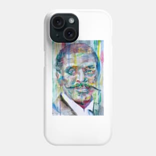 GEORGE WASHINGTON CARVER watercolor portrait Phone Case