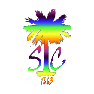 Dark Rainbow SC Palm T-Shirt