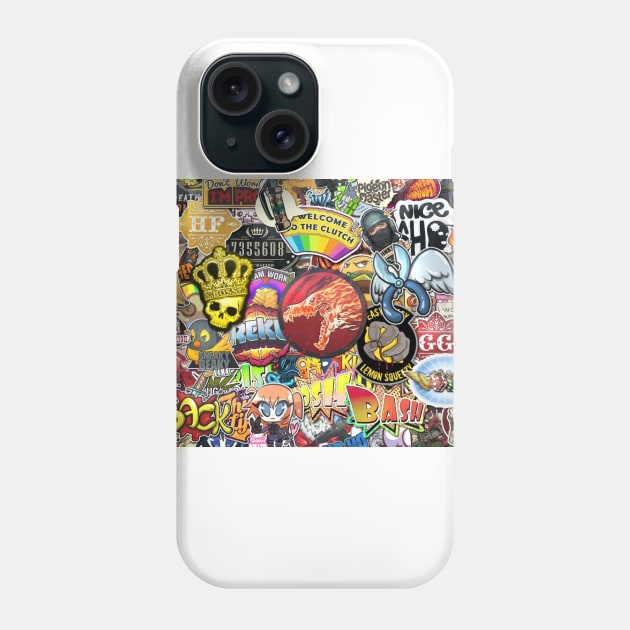 CS:GO Stickers Phone Case by digitkings