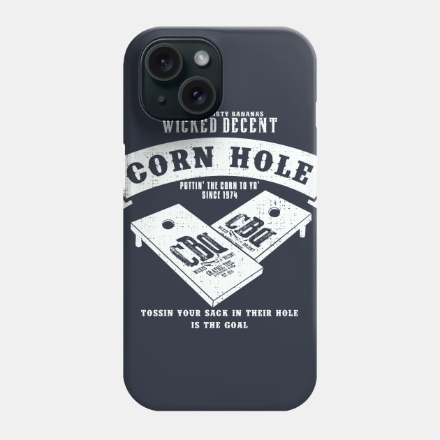 wicked decent official Cornhole Phone Case by wickeddecent