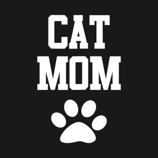 Women Ladies Cat Mom T-Shirt