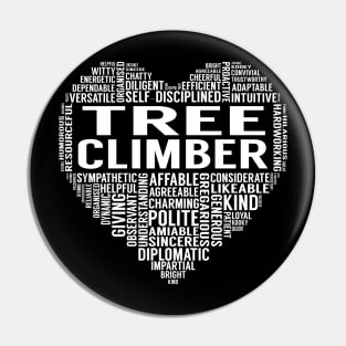 Tree Climber Heart Pin