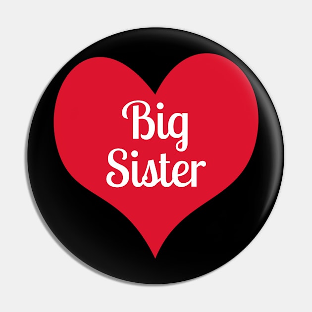 big sister love heart Pin by FromBerlinGift