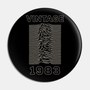 Vintage 1983 - Unknown Pleasures Pin