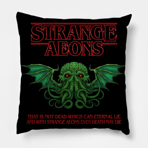 Strange Aeons - Azhmodai 2019 Pillow by azhmodai