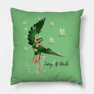 Wonderful fairy of birds Pillow