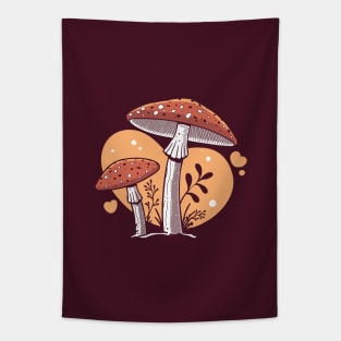 Amanita Muscaria Cottagecore Aesthetic Tapestry