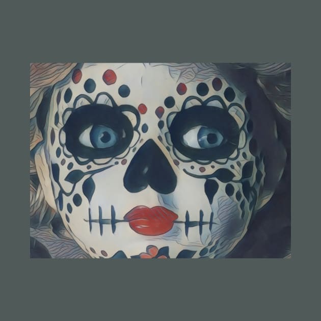 Suspicions Sugar Skull Girl by ReanimatedStore