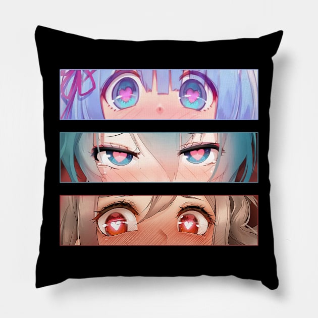 Lewd Eyes Bundle Pillow by cocorf