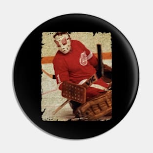 Jim Rutherford, 1982 in Detroit Red Wings (314 GP) Pin