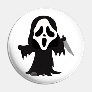 Ghost Face Pin