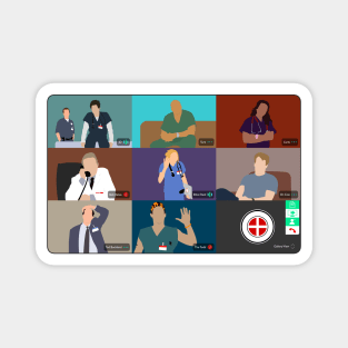 Scrubs Virtual Hangout Magnet