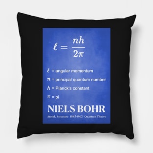 Niels Bohr Atomic Model Pillow