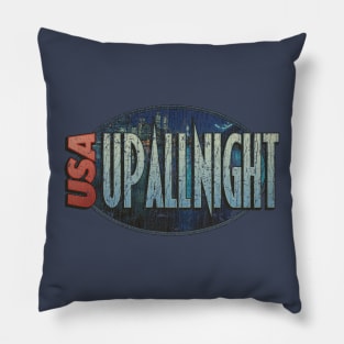 USA Up All Night 1989 Pillow