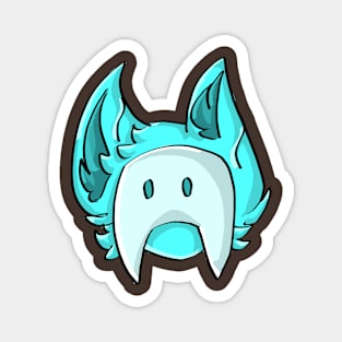 Cyan Slime Pup Magnet