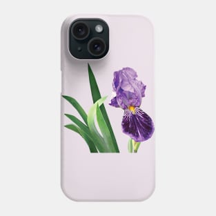 Irises - Striped Purple Iris Phone Case