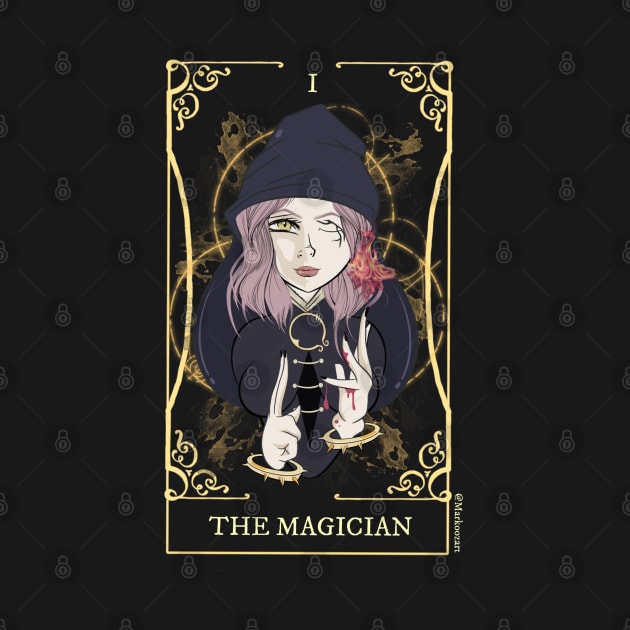 Tarot card the magician by marko0z