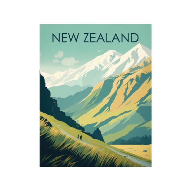 NEW ZEALAND by MarkedArtPrints