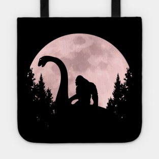 Bigfoot Sasquatch Riding The Loch Ness Tote