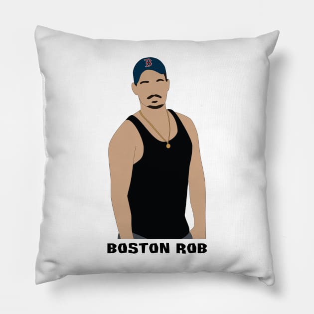 Boston Rob Pillow by katietedesco