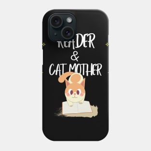 Reader and Cat Mother Phone Case